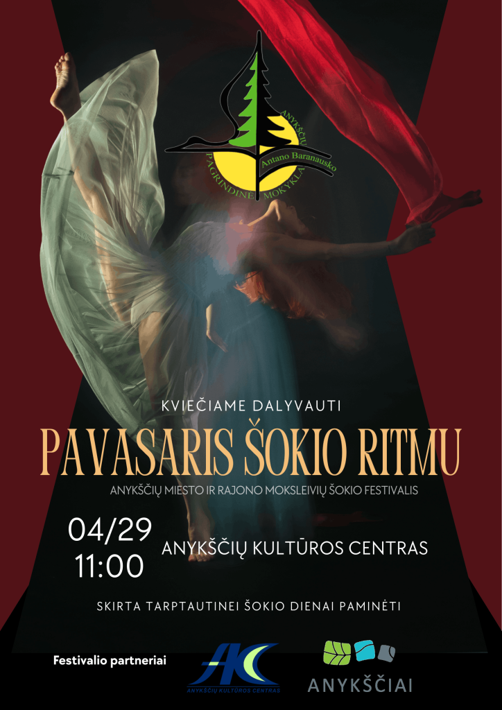 Anykščių miesto ir rajono moksleivių šokio festivalis „Pavasaris šokio ritmu“